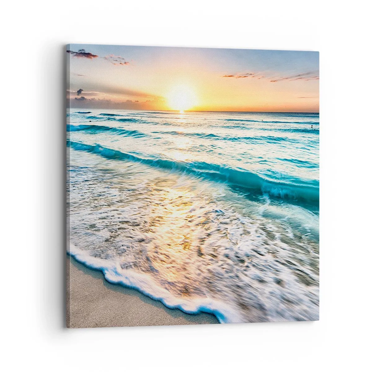 Canvastavla - Bild på duk - Vy värd besväret - 70x70 cm