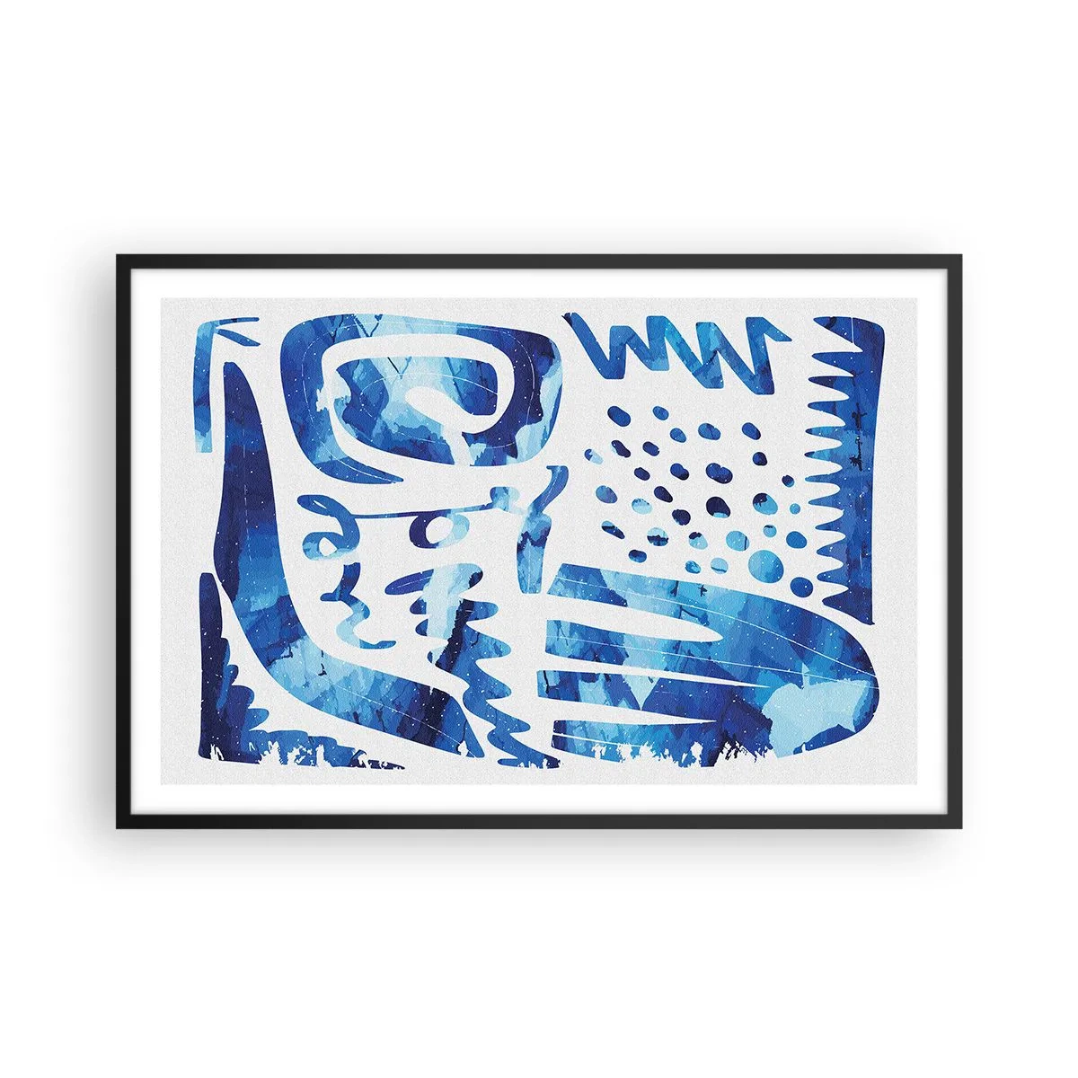 Affisch i svart ram - Tillbaka till rötterna - 91x61 cm