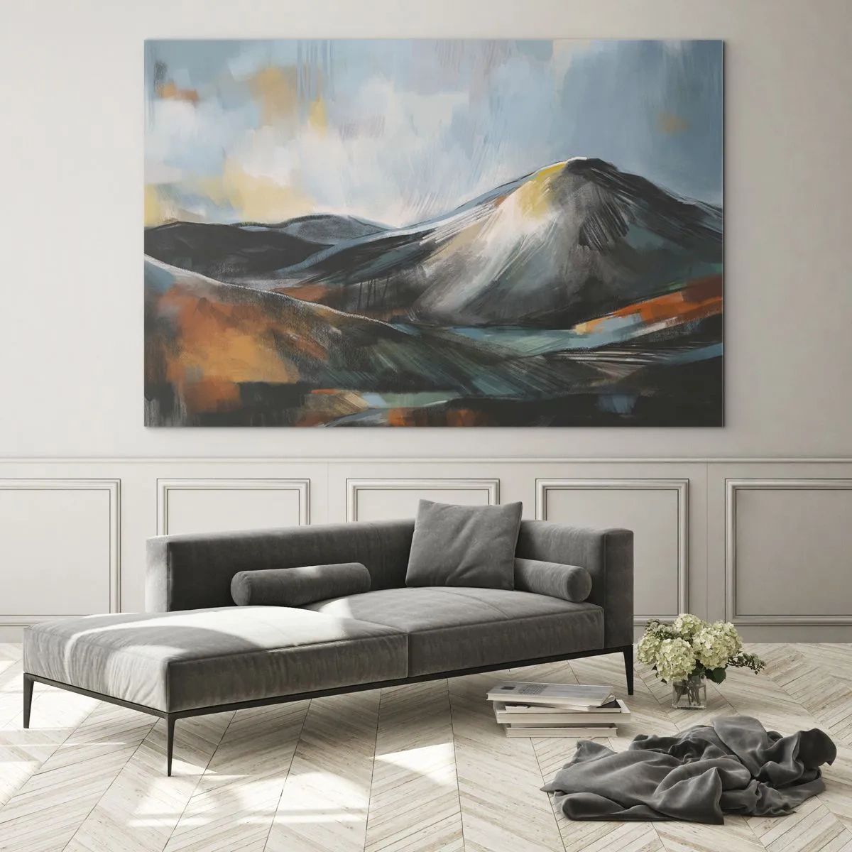 Glastavla - Bild på glas - Råa och vackra - 100x70 cm