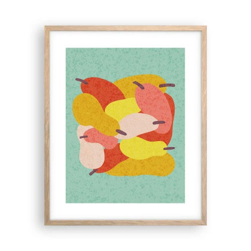 Affisch i ram av ljusek - Smaka på sommarsolen - 40x50 cm