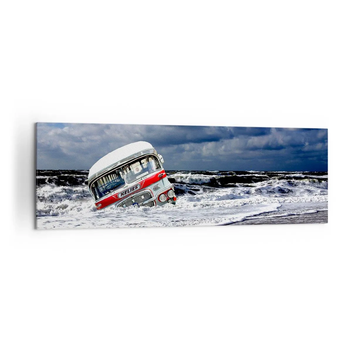 Canvastavla - Bild på duk - Förvånad? - 160x50 cm