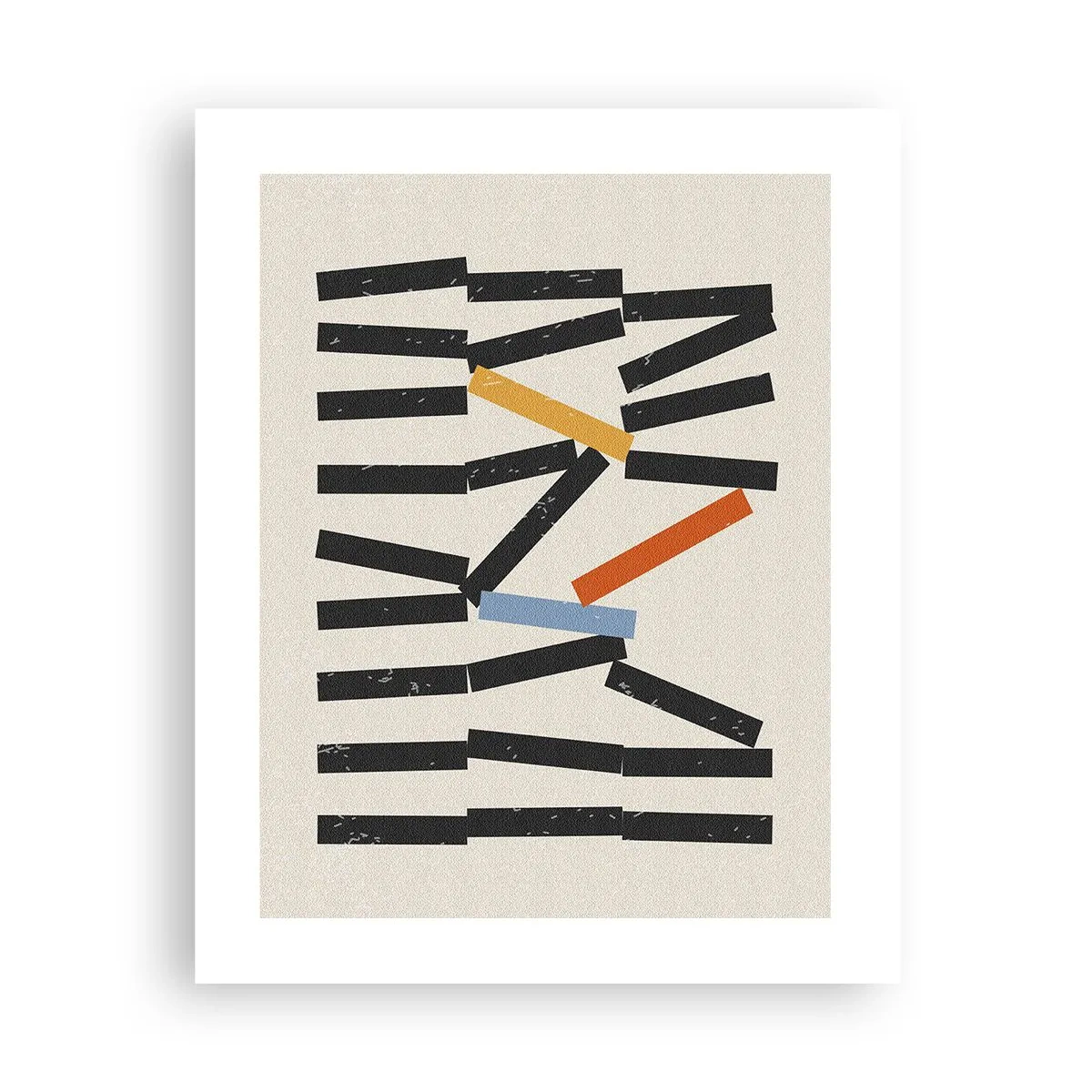 Affisch - Domino - komposition - 40x50 cm