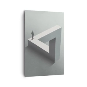 Canvastavla - Bild på duk - Och ändå möjligt - 80x120 cm