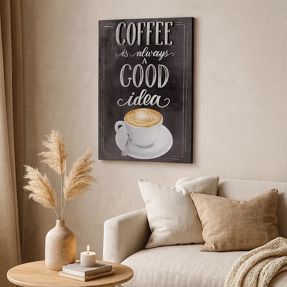 Canvastavla - Bild på duk - Of course! - 50x70 cm