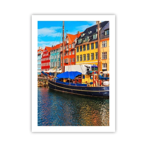 Affisch - Glad kaj - 50x70 cm