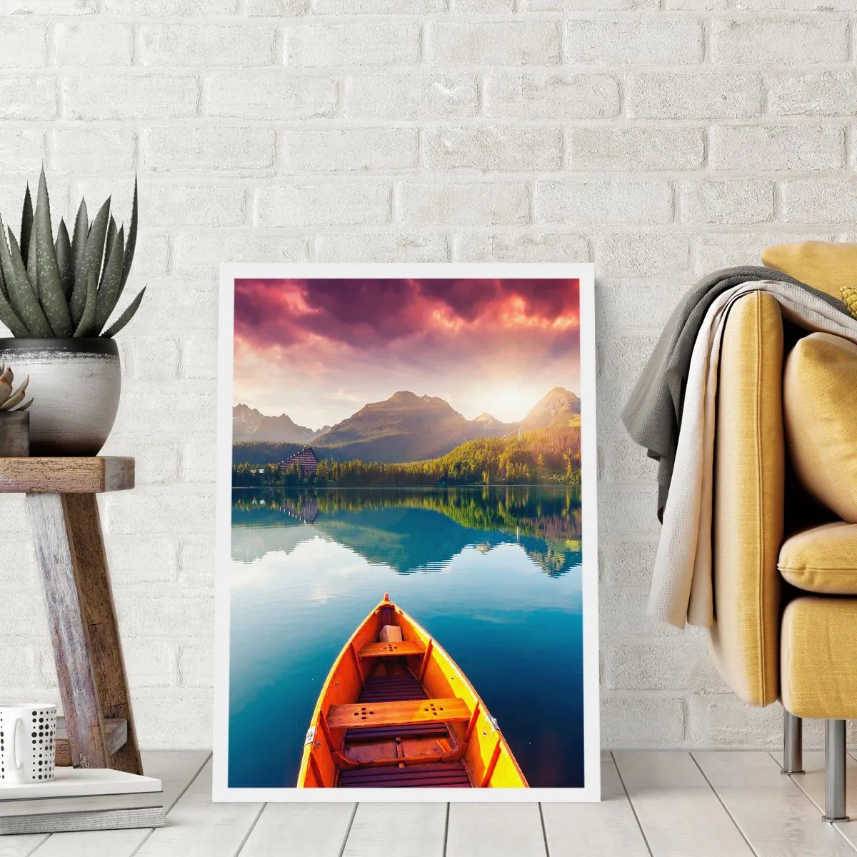 Affisch - Ingenting mot naturen - 70x100 cm