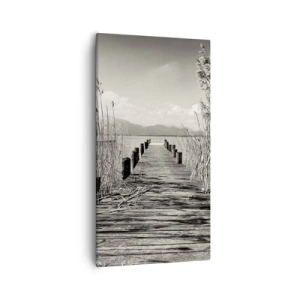 Canvastavla - Bild på duk - I gräsets fristad - 55x100 cm