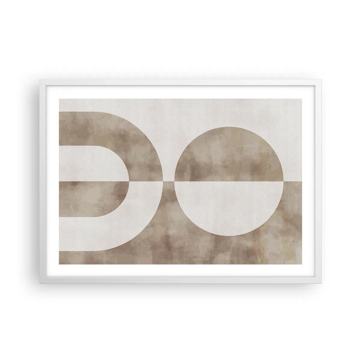 Affisch i vit ram - Likheter och skillnader - 70x50 cm