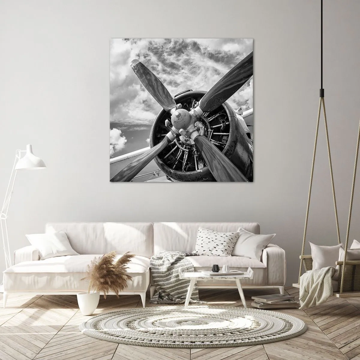 Canvastavla - Bild på duk - Luftrummets härskare - 30x30 cm