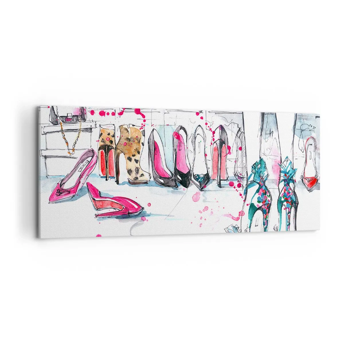 Canvastavla - Bild på duk - Sesam, öppna dig - 120x50 cm