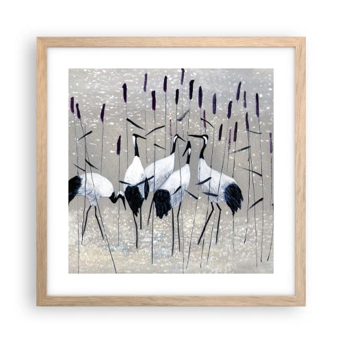 Affisch i ram av ljusek - Bland sina - 40x40 cm