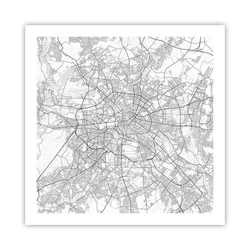 Affisch - Berlins blomma - 60x60 cm