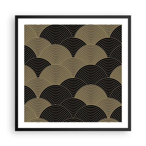 Affisch i svart ram - Enighet i mångfald - 60x60 cm