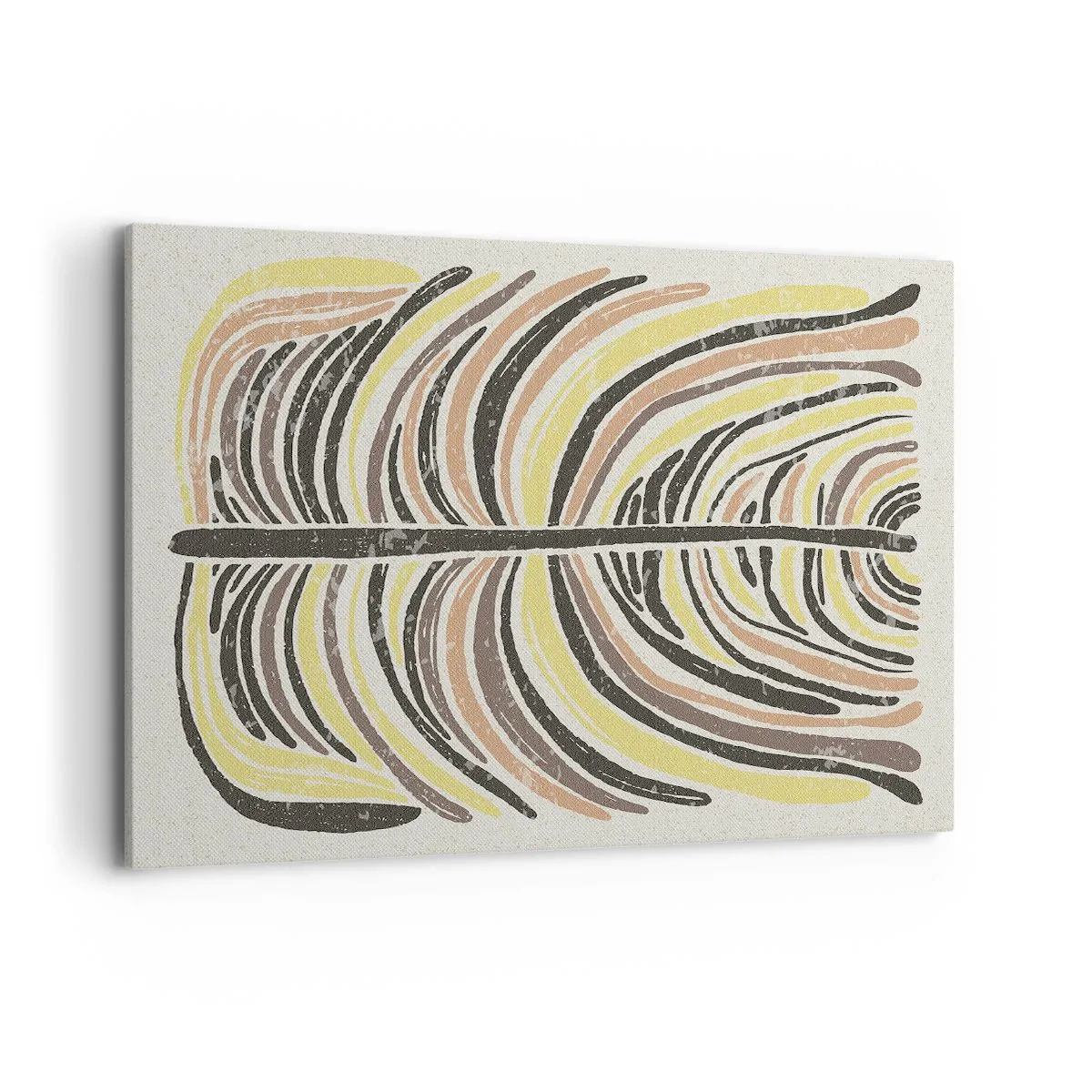 Canvastavla - Bild på duk - Pulserande abstraktion - 100x70 cm