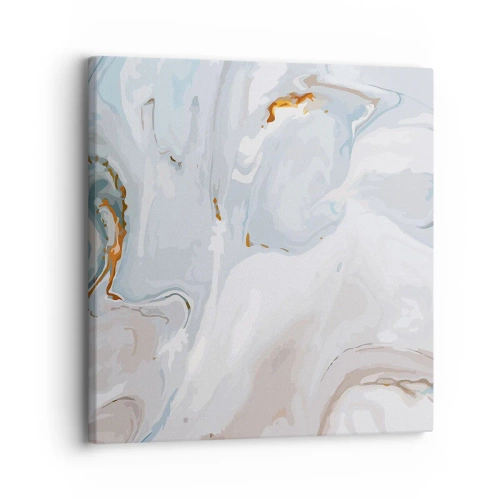 Canvastavla - Bild på duk - Utbuktande vithet - 30x30 cm
