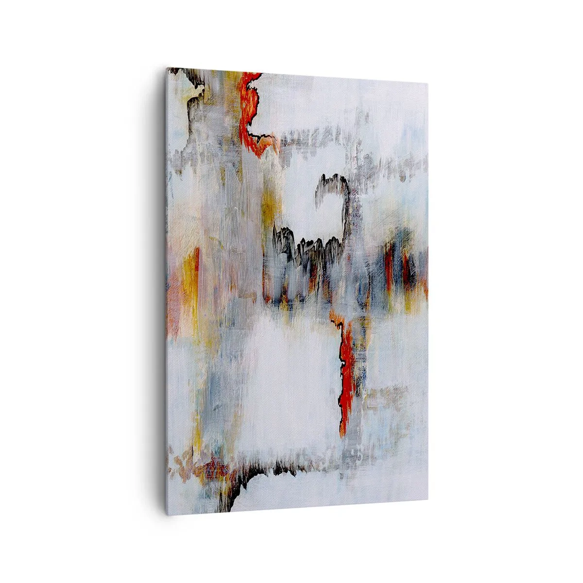 Canvastavla - Bild på duk - Med pinne på vatten - 80x120 cm