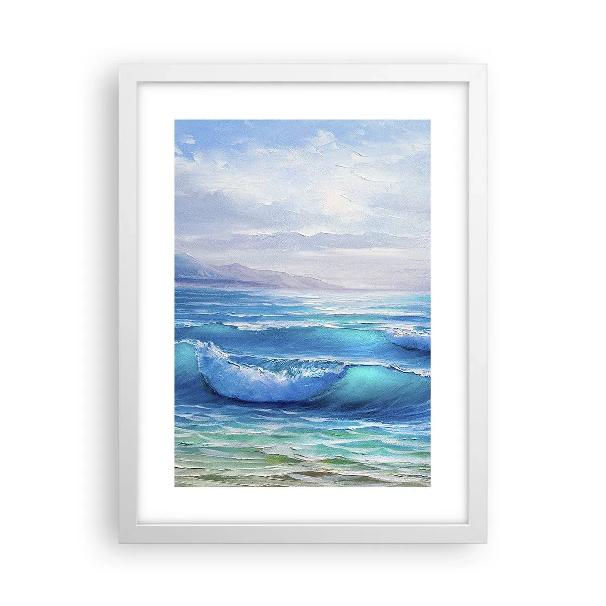 Affisch i vit ram - Stillande - 30x40 cm