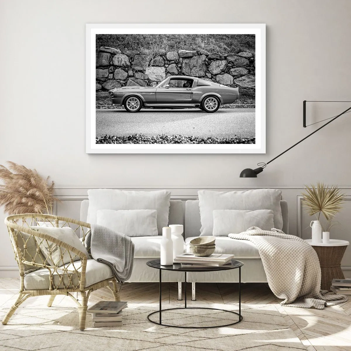 Affisch i vit ram - Legend från 60-talet - 70x50 cm