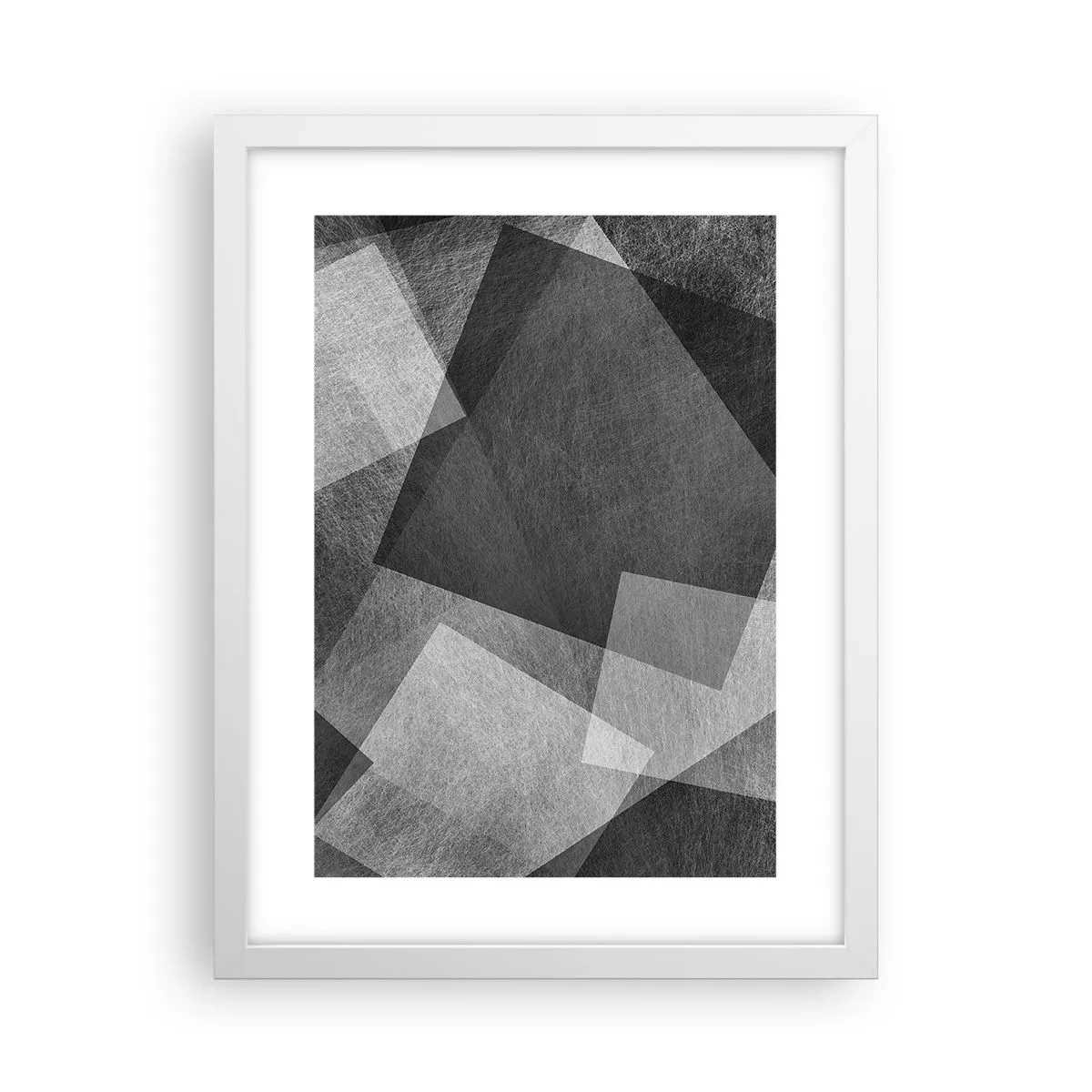 Affisch i vit ram - Den eviga symbolen för hållbarhet och ordning - 30x40 cm