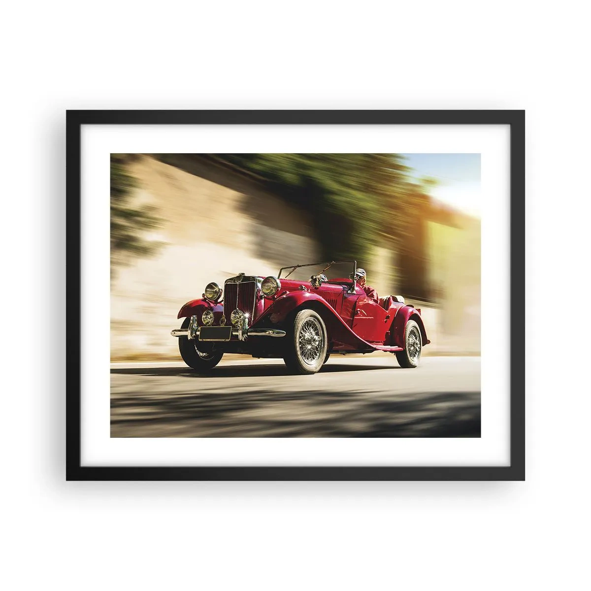 Affisch i svart ram - Vackrare än Nike från Samothrakis - 50x40 cm