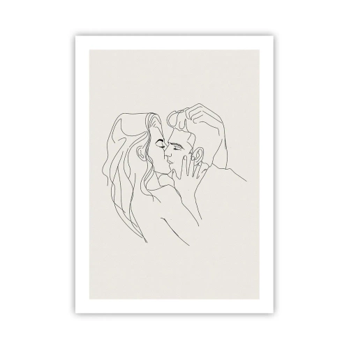 Affisch - I kärlekens famn - 50x70 cm