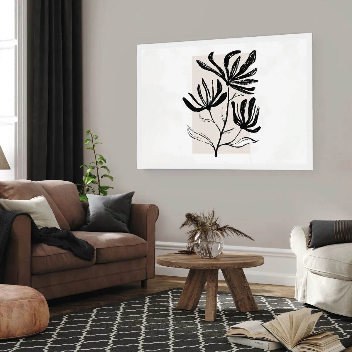 Affisch - Skiss för ett herbarium - 100x70 cm