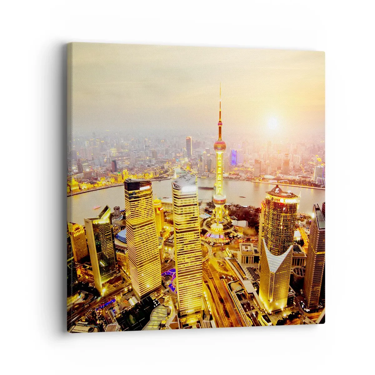 Canvastavla - Bild på duk - Asiatisk dröm - 40x40 cm