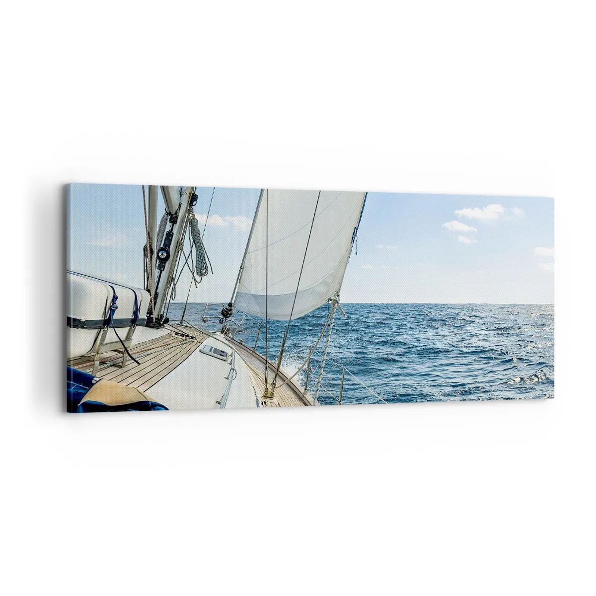 Canvastavla - Bild på duk - Heja äventyret - 100x40 cm