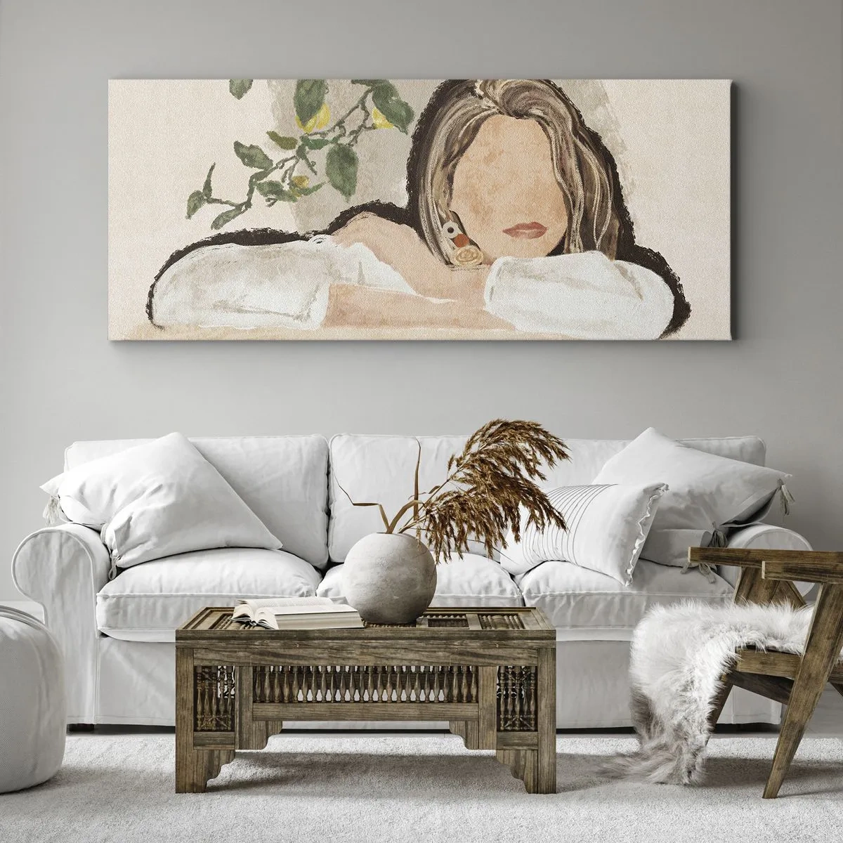 Canvastavla - Bild på duk - Sydlig skönhet - 100x40 cm
