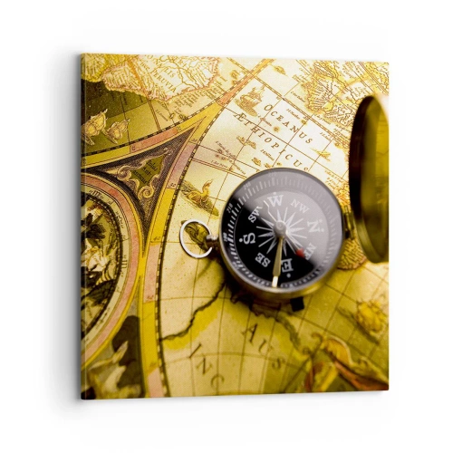 Canvastavla - Bild på duk - Kanske till världens ände? - 70x70 cm