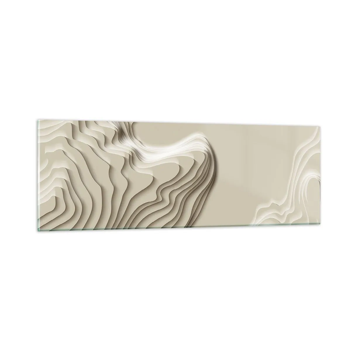 Glastavla - Bild på glas - Konstens topografi - 90x30 cm