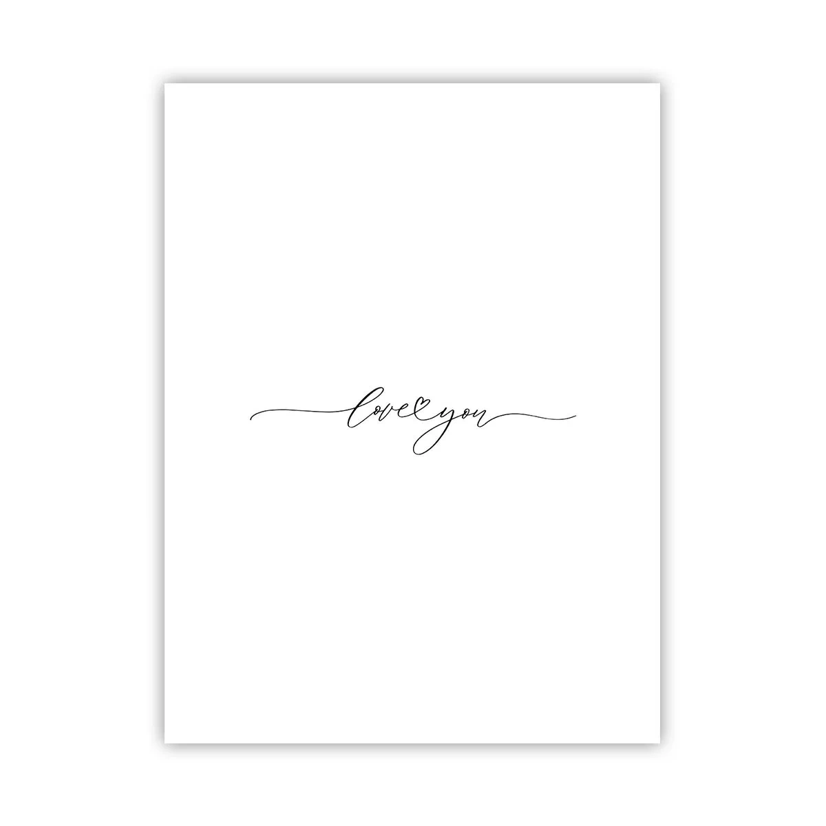 Affisch - Svart på vitt - 30x40 cm