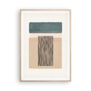 Affisch i ram av ljusek - Allt väl - 70x100 cm