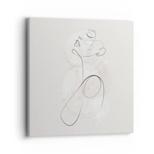 Canvastavla - Bild på duk - Skönhetens spiral - 40x40 cm