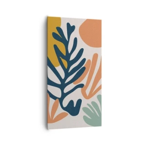 Canvastavla - Bild på duk - Korallhav - 65x120 cm