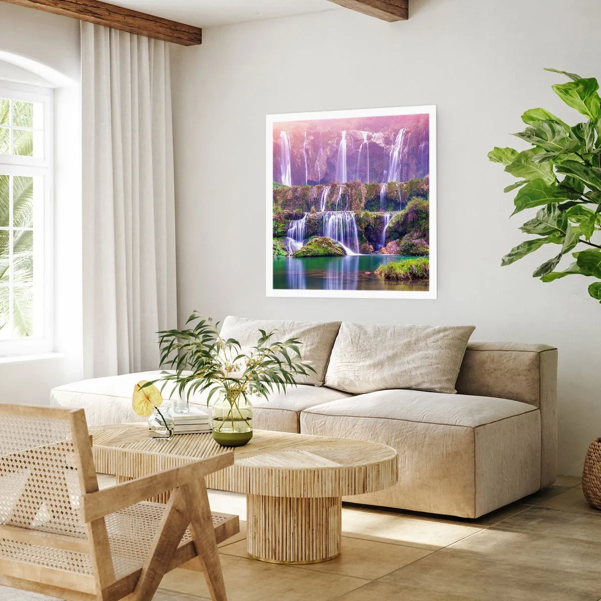 Affisch - Trappan till himlen - 60x60 cm