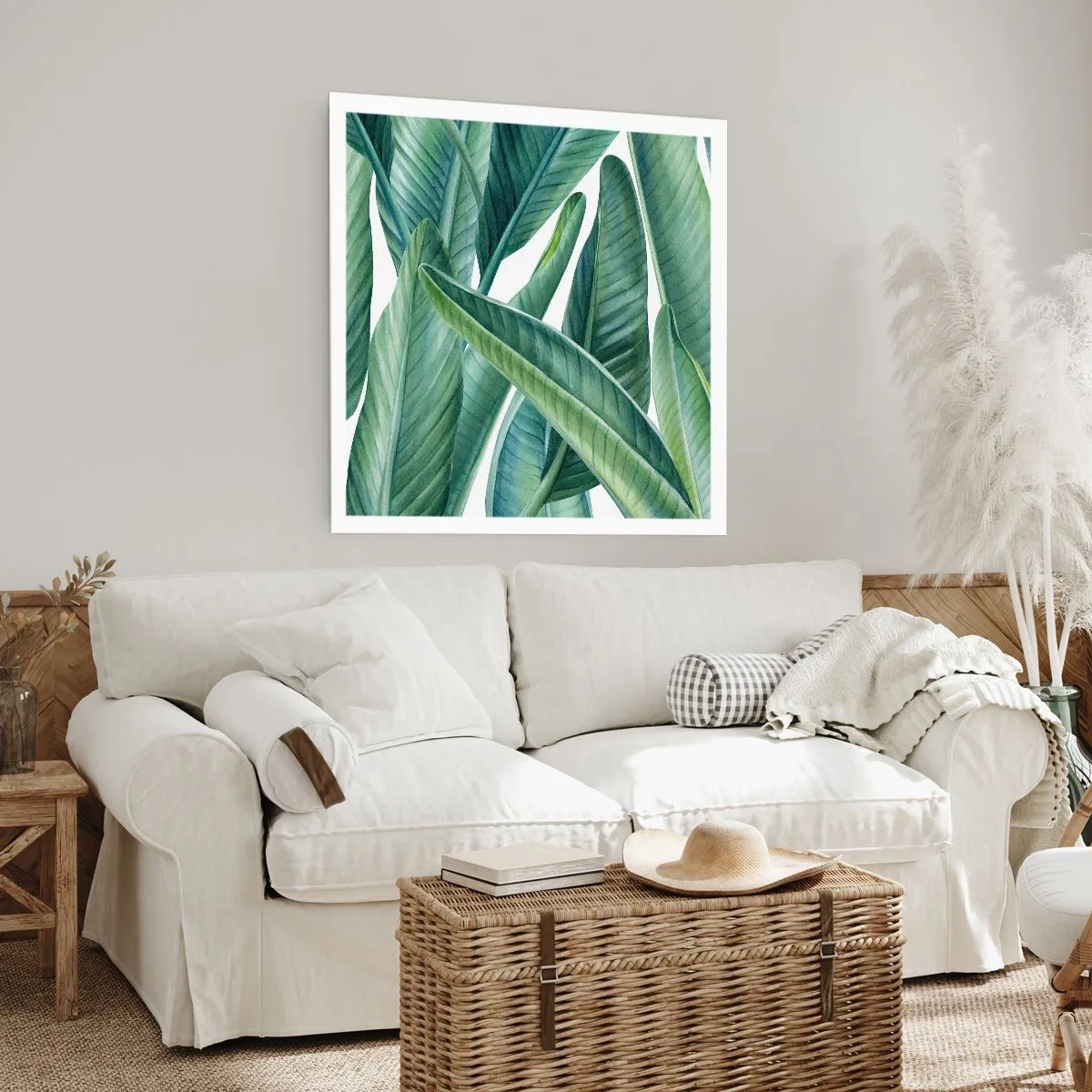 Affisch - Grönskan i sig själv - 30x30 cm