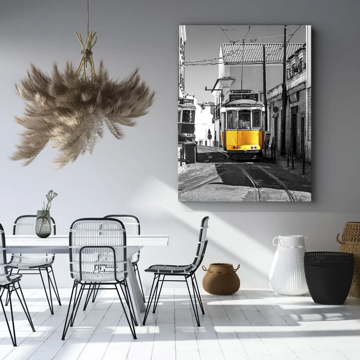 Canvastavla - Bild på duk - Lissabons anda - 50x70 cm