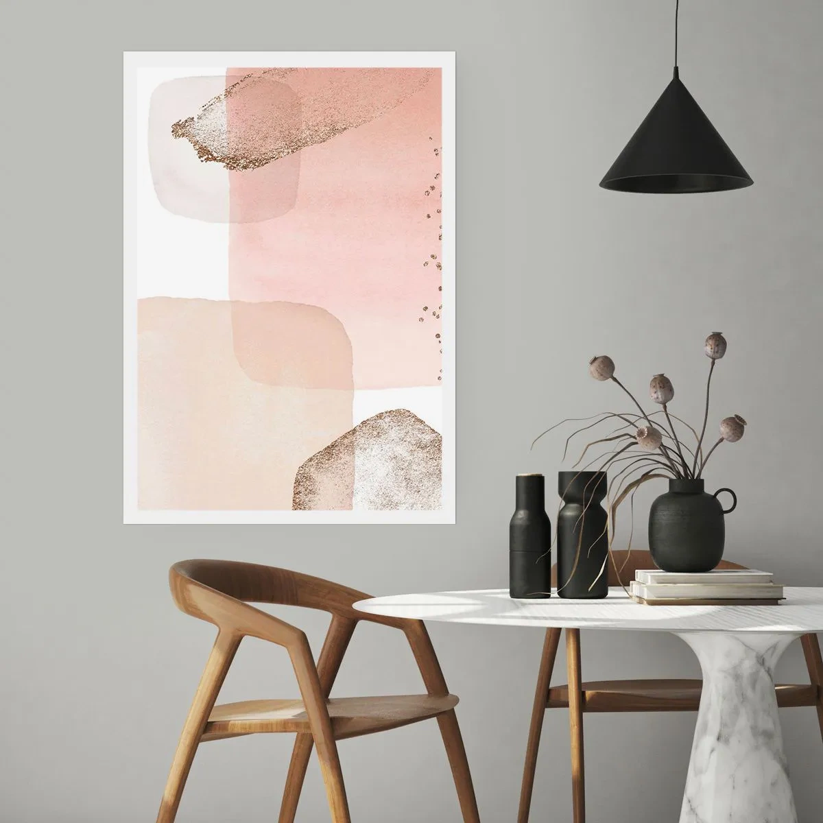 Affisch - Titta genom färgen - 50x70 cm