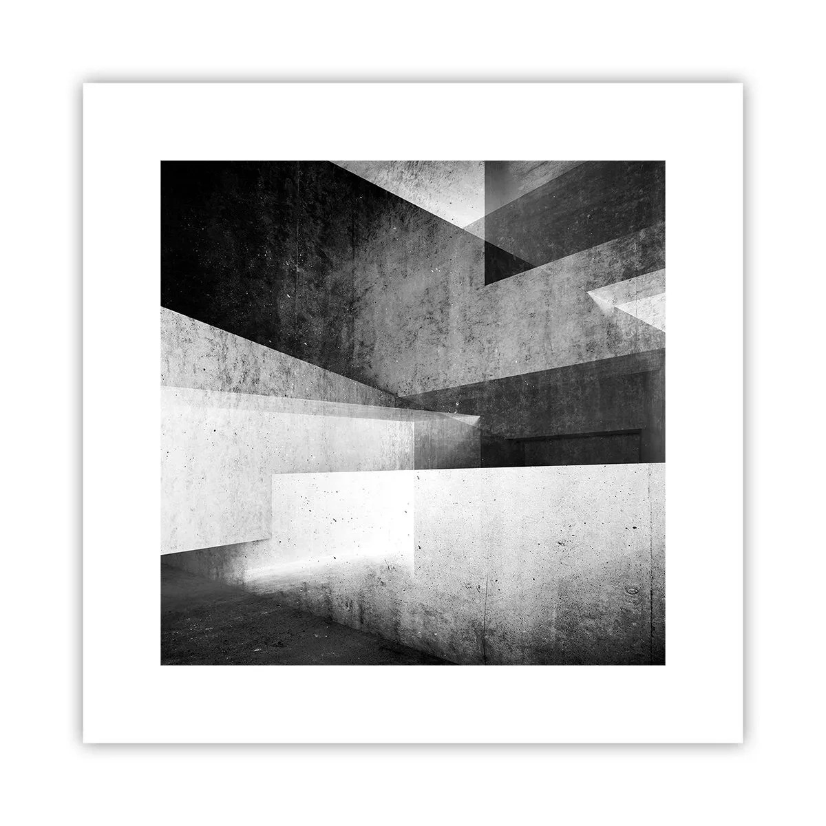 Affisch - Rummets struktur - 30x30 cm