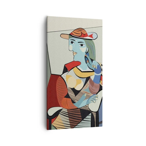 Canvastavla - Bild på duk - Genom Picassos ögon - 55x100 cm