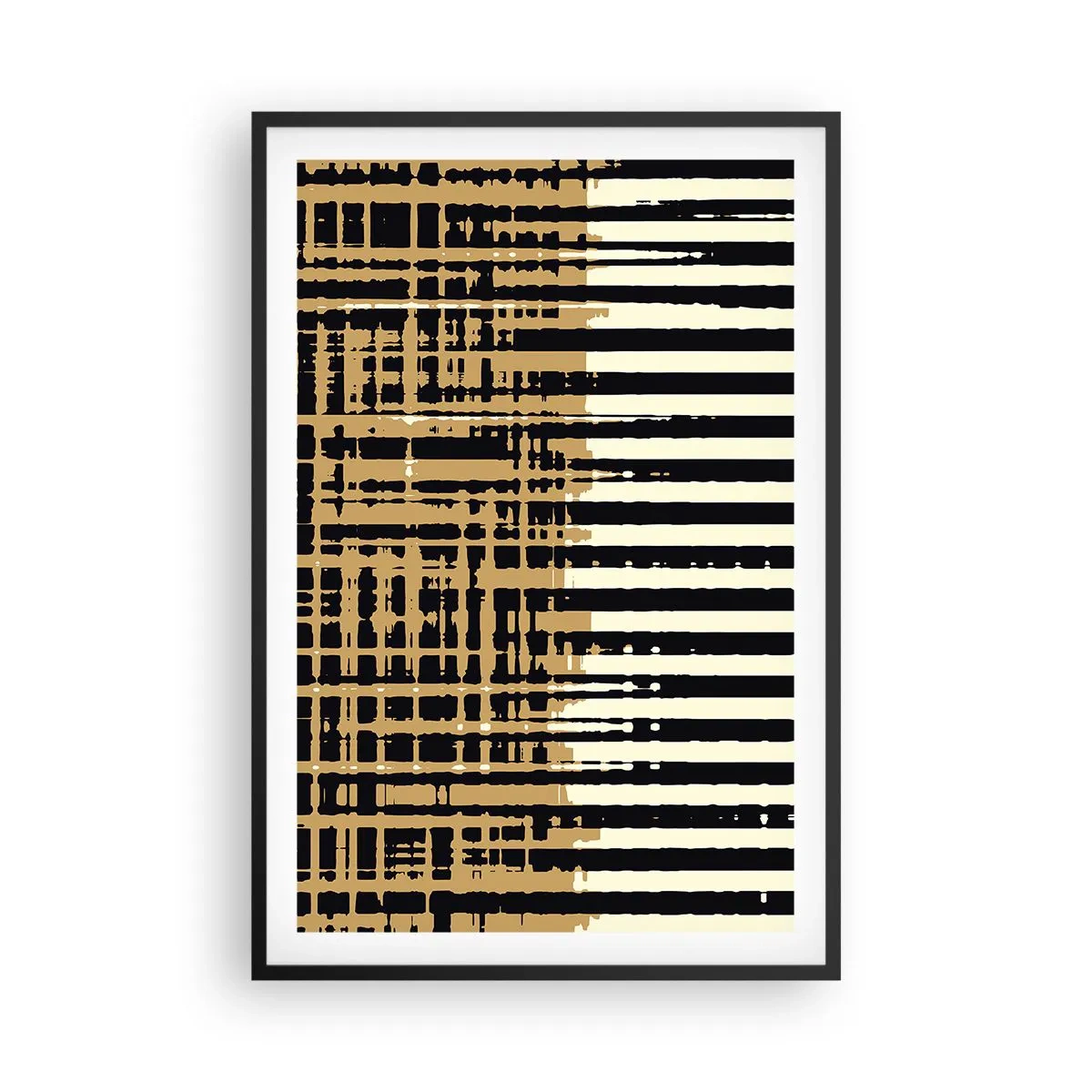 Affisch i svart ram - Arkitektonisk abstraktion - 61x91 cm
