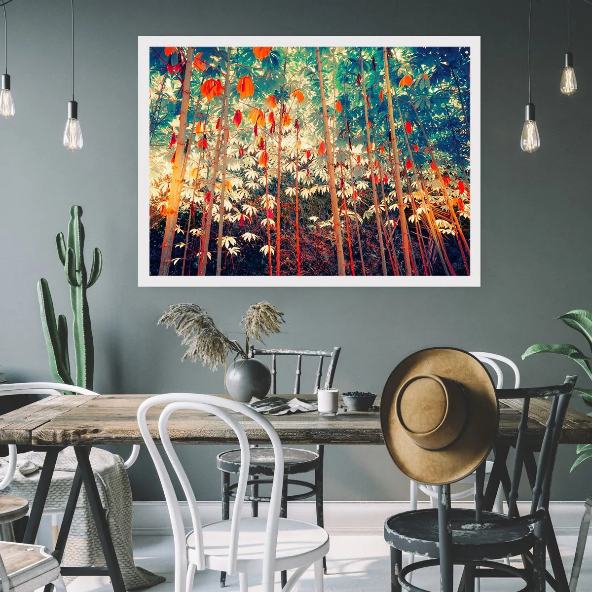 Affisch - Lövbladens hemlighetsfulla liv - 70x50 cm