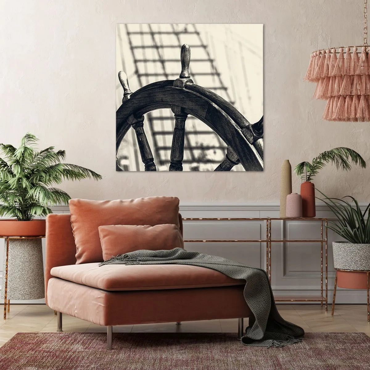 Canvastavla - Bild på duk - Marina berättelser - 50x50 cm