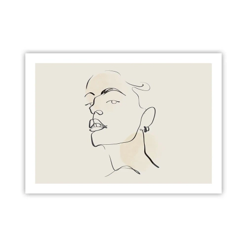 Affisch - Stolt blick - 70x50 cm