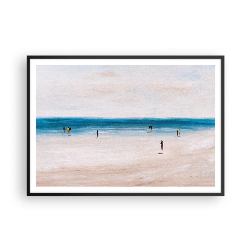 Affisch i svart ram - Ett naturligt behov - 100x70 cm