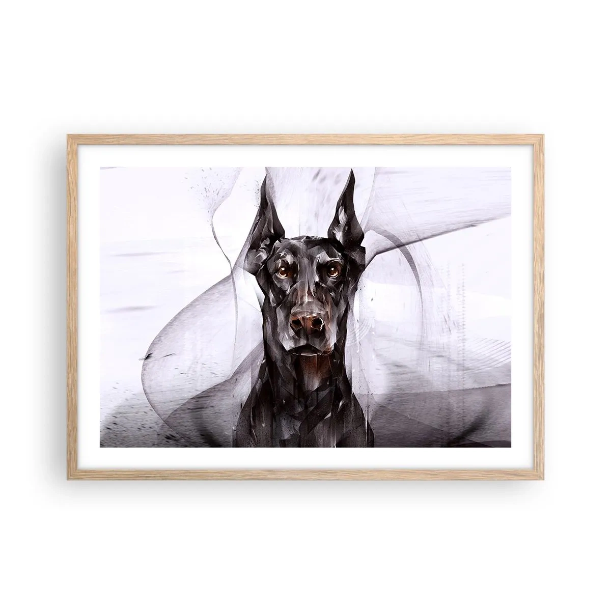 Affisch i ram av ljusek - Rasren - 70x50 cm