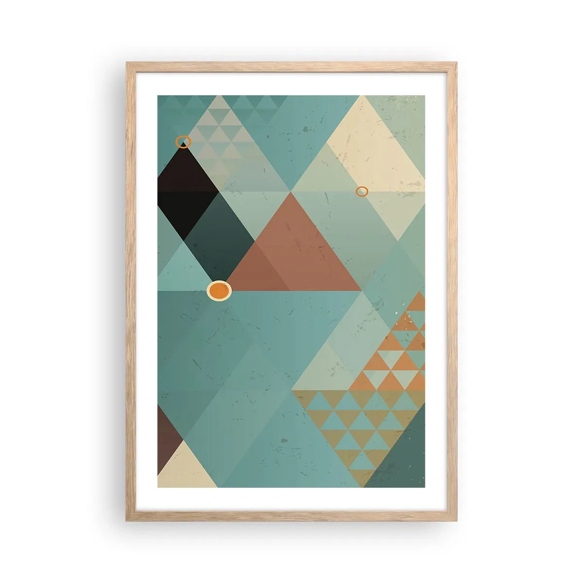 Affisch i ram av ljusek - Mångfaldens enighet, enighetens mångfald - 50x70 cm