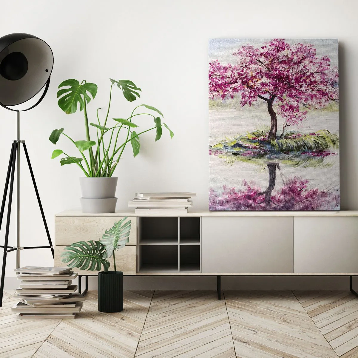 Canvastavla - Bild på duk - Vårens högtid - 50x70 cm