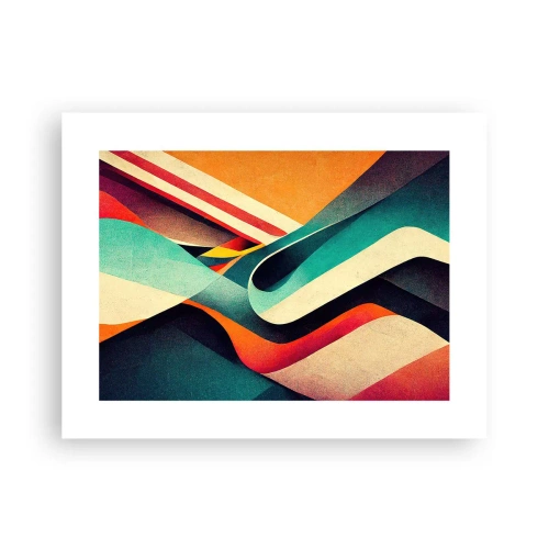 Affisch - Intensiv komposition - 40x30 cm